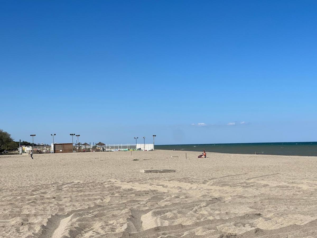 Camping Del Mar 10, Mobil Home Petit Paradis, 6 Personnes, Bord De Mer, Camping Del Mar Village アルジェレス・シュル・メール エクステリア 写真