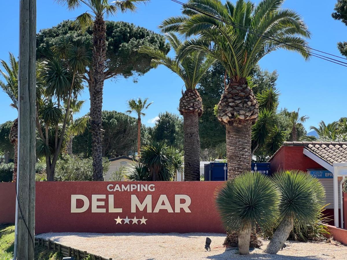 Camping Del Mar 10, Mobil Home Petit Paradis, 6 Personnes, Bord De Mer, Camping Del Mar Village アルジェレス・シュル・メール エクステリア 写真