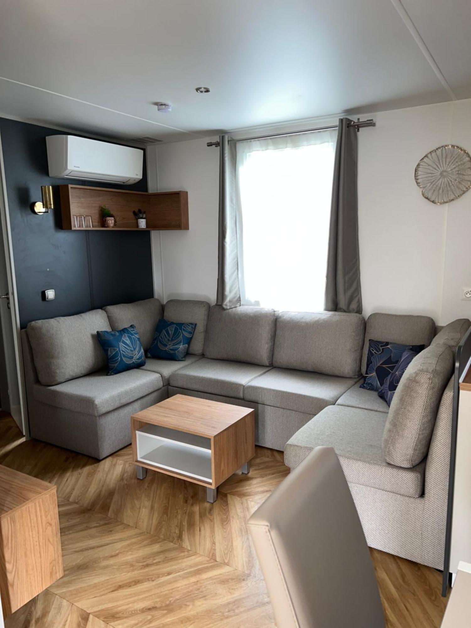 Camping Del Mar 10, Mobil Home Petit Paradis, 6 Personnes, Bord De Mer, Camping Del Mar Village アルジェレス・シュル・メール エクステリア 写真