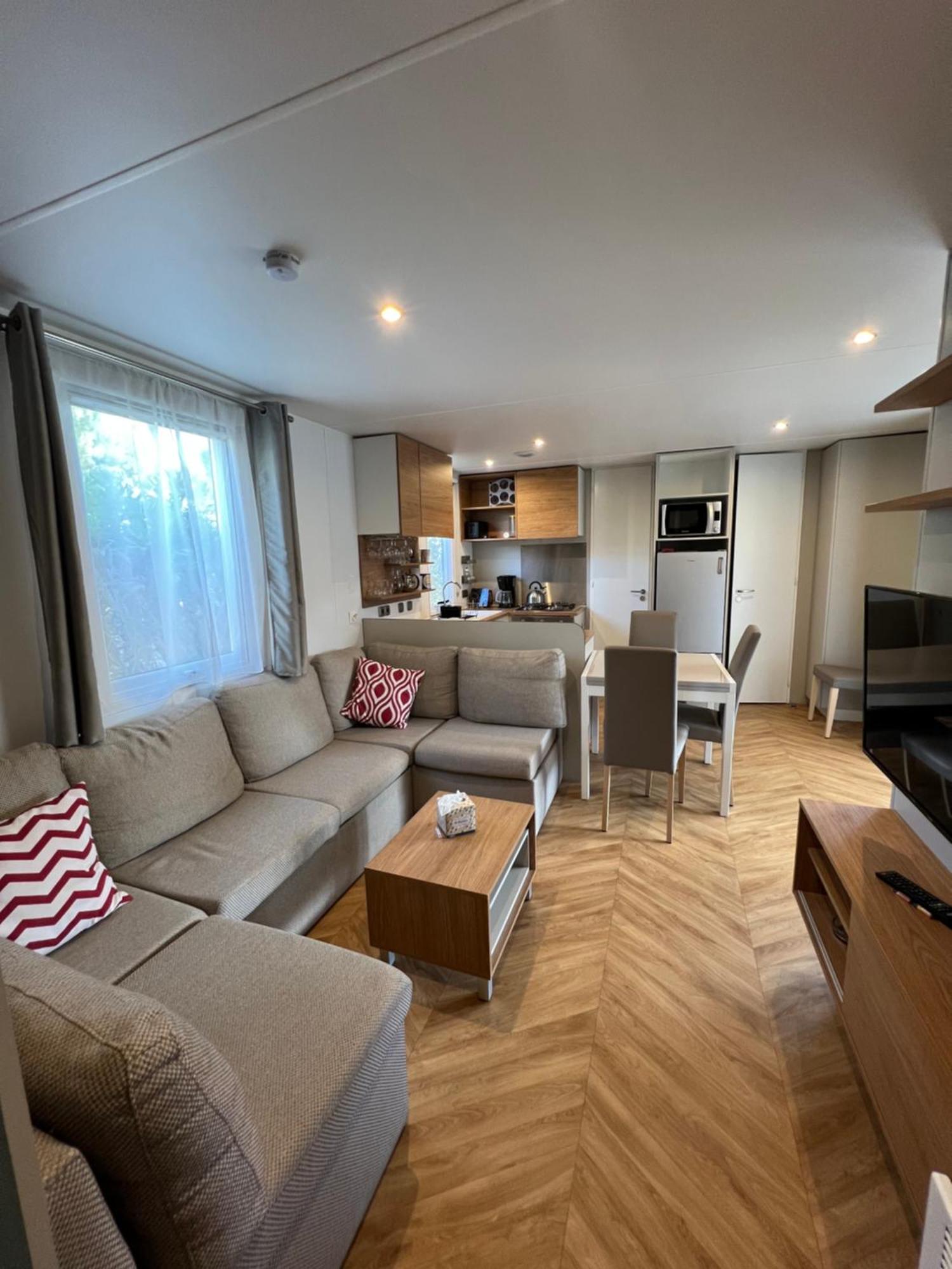 Camping Del Mar 10, Mobil Home Petit Paradis, 6 Personnes, Bord De Mer, Camping Del Mar Village アルジェレス・シュル・メール エクステリア 写真